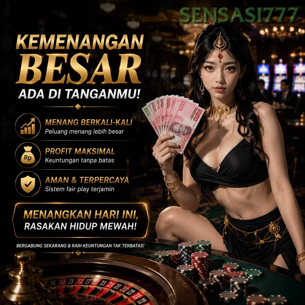 Ikon aplikasi sensasi777 resmi